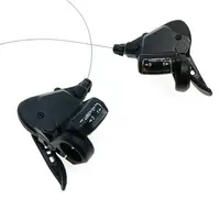 MicroSHIFT-palanca de cambio delantera y trasera para bicicleta TS38, 3x6/7/8/9 velocidades, palanca de cambios para bicicleta de montaña, piezas de bicicleta
