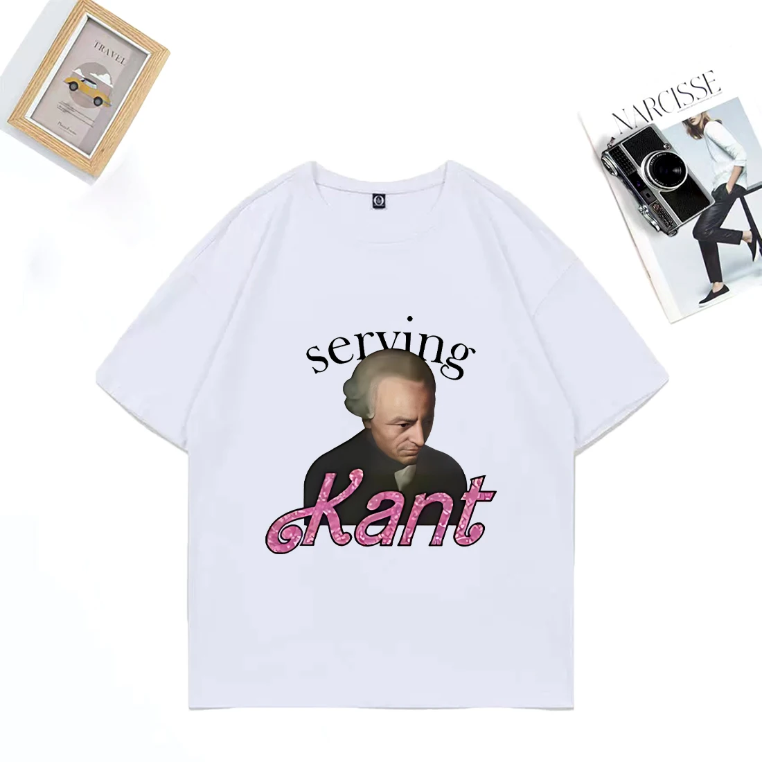 

Miriana Conte Song Serving Kant Eurovision Song Casual T shirts Men Women Street Hip Hop short sleeve T-shirt Unisex Cotton Tops