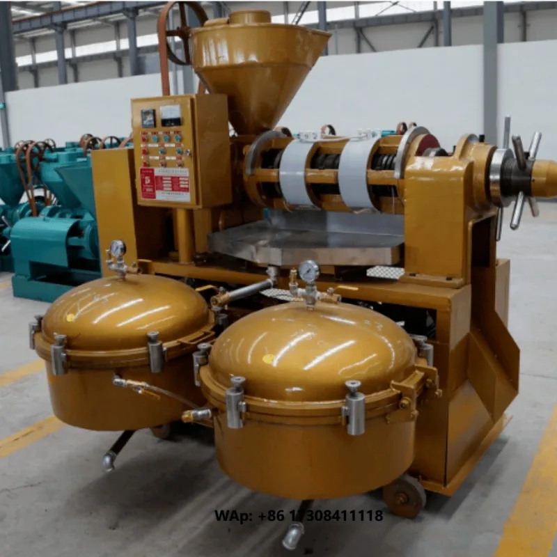 Commercial Automatic Screw Oil Press Machine for Extracting Rapeseed Peanut Sesame Soybean Sunflower Seed Oil-New Condition