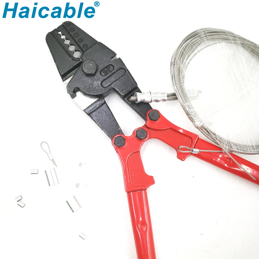 

Multi-Functional HL-800A24 Hand Tools 1/16\"-3/16\" Fishing Wire Rope Crimping Pliers for Wire Rope Crimping