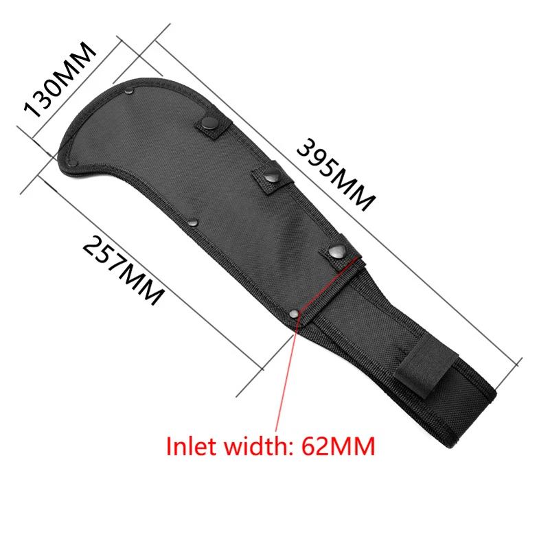 1pc Big Size Sickle Knife Nylon Sheath Chopstick Chopper Oxford Scabbard Cover Machete Pants Storage Bag