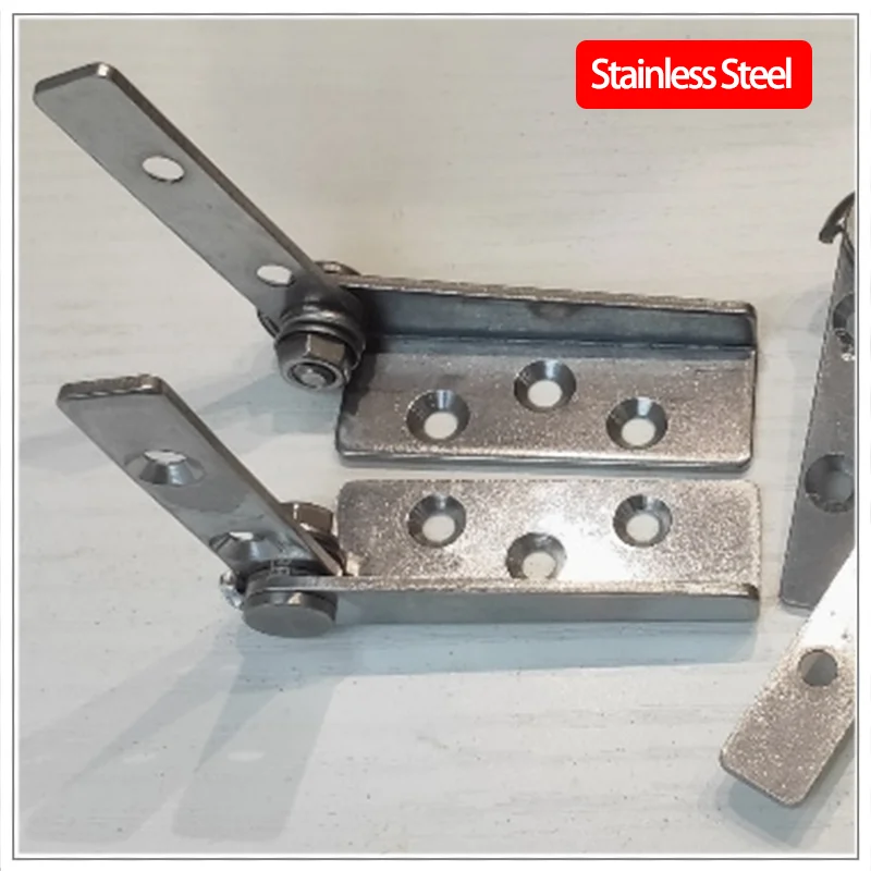 

2Sets Stainless Steel Damping Hinge Industrial Machinery Equipment Load-Bearing Door Stop Rotating Shaft Torque Hinge at Wil