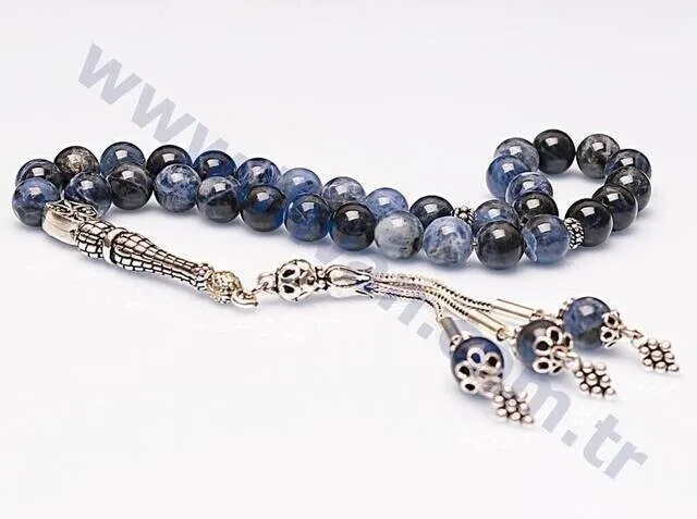 IQRAH Sodalit Stone Rosary (925 SETTING SILVER)