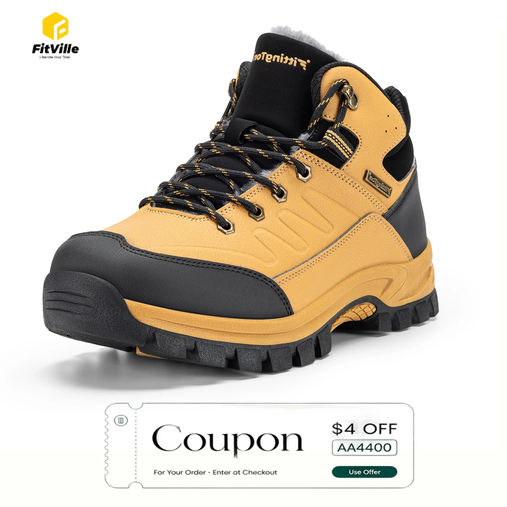 Breite Schneestiefel Herren Winterstiefel -25 ℃   Dicke Warme Rutschfeste Leichte Bequeme Pelzgefütterte Stiefel Outdoor-Winterschuhe