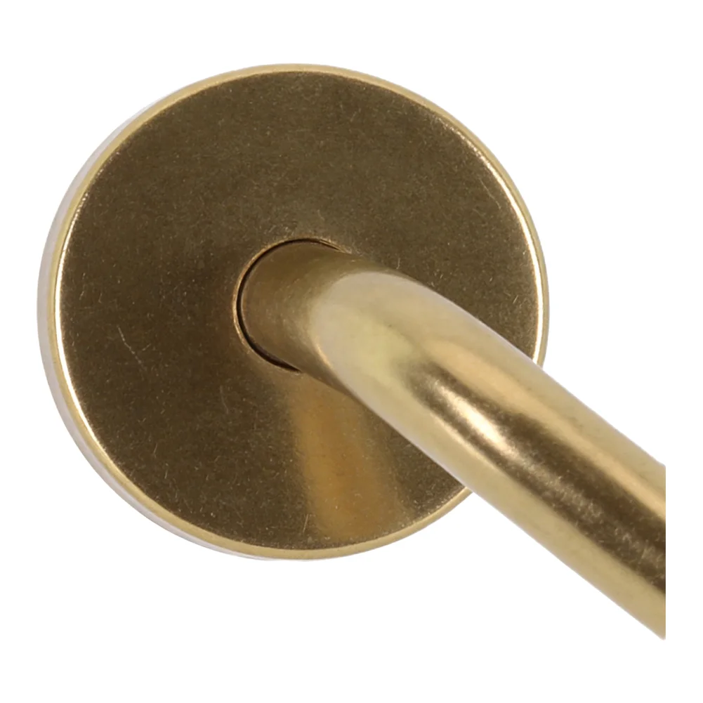Stainless Steel Gold Handrail Bannister Support Bracket Wall Mounted Stair Rail Accessory 304 Material High Load Capacity