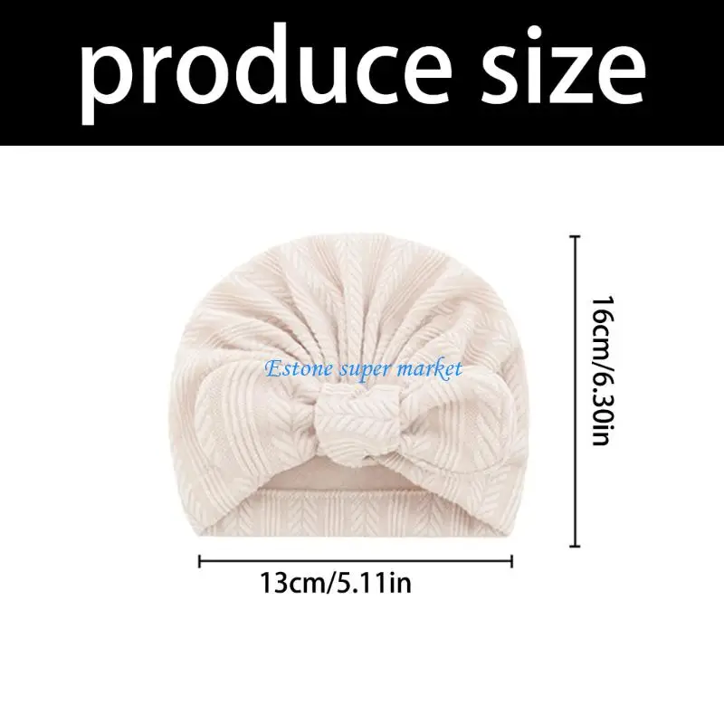 090B أغطية رأس جميلة للرضع قبعة عمامة مرنة لحديثي الولادة الفتيات هدية التقاط الصور #6