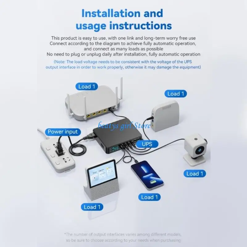 c7ab-5v-9v-12v-ups-backup-power-supply-unit-55x21mm-output-for-wireless-routers-camera-10400mah-18000mah-optional