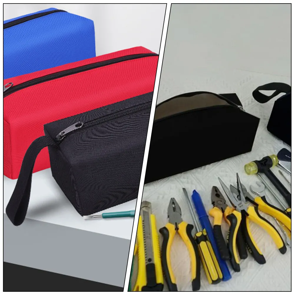 

3Pcs Oxford Cloth Tool Pouch Waterproof Zipper Storage Organizer Multi-Purpose Heavy Duty Tool Bag Portable Oxford Cloth Pouch