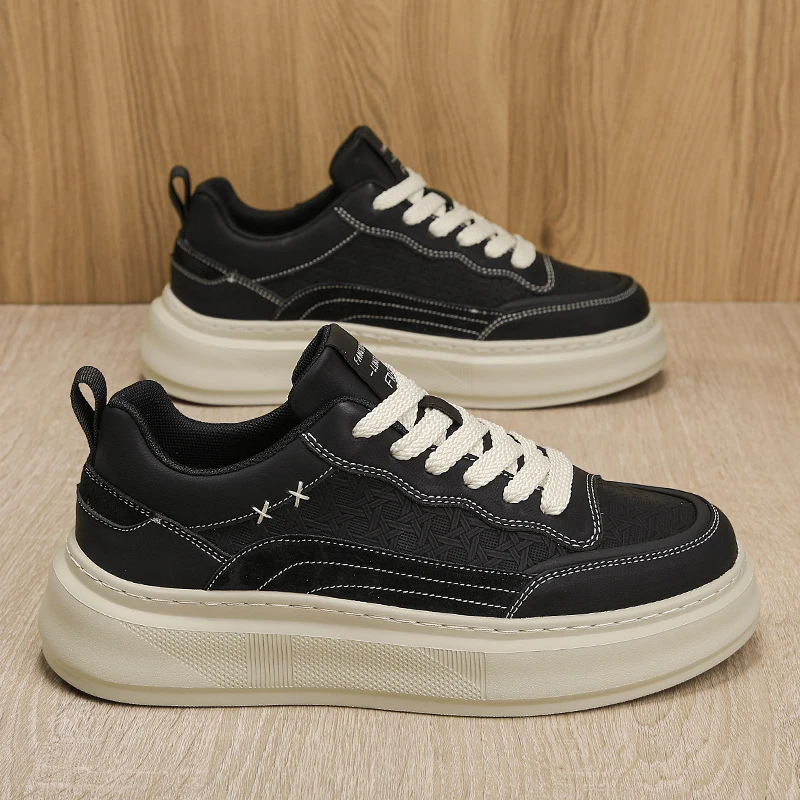 

2025 Spring New Rubber-Plastic Sole Casual Board Sneakers for Outdoor Sports - Comfortable, Soft, Slip-Resistant, Durable, and T