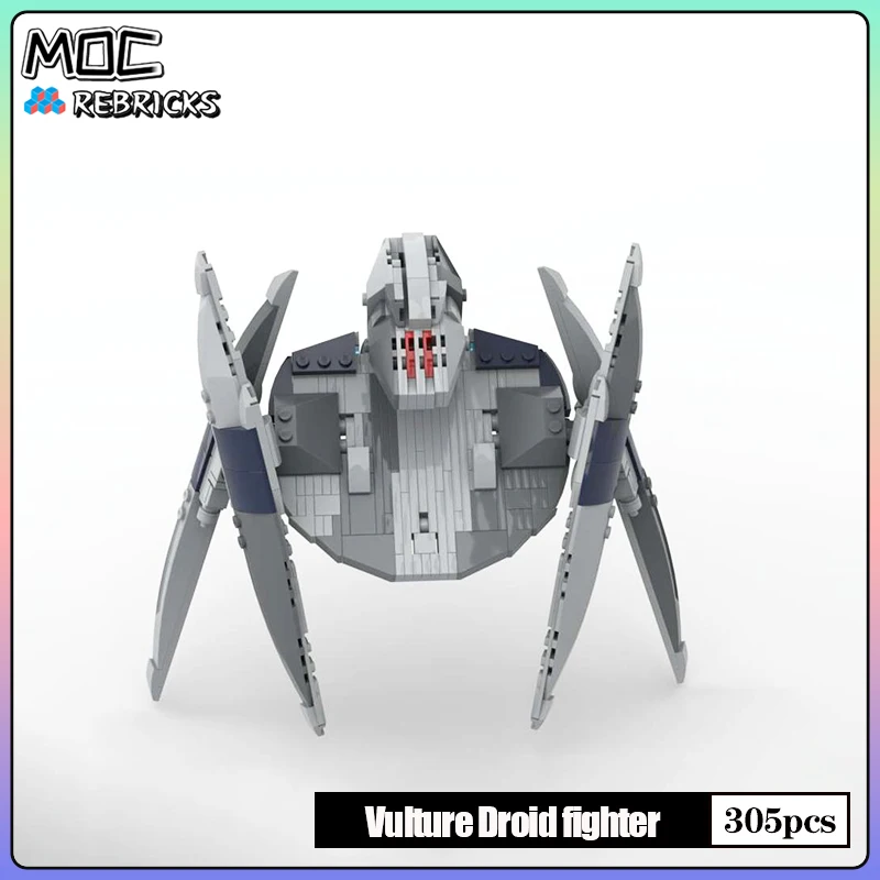 Star Movie MOC Bricks SW Vulture Interstellar Droid Fighters Building Block Toys Model DIY Collection Set Child Christmas Gifts