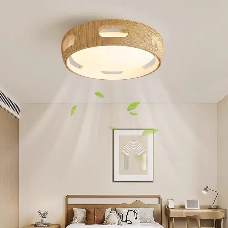 

Leafless Fan Light Full Spectrum Eye Protection Bedroom Ceiling Fan Light Invisible Silent Leafless 110V220V Ceiling Fan Light