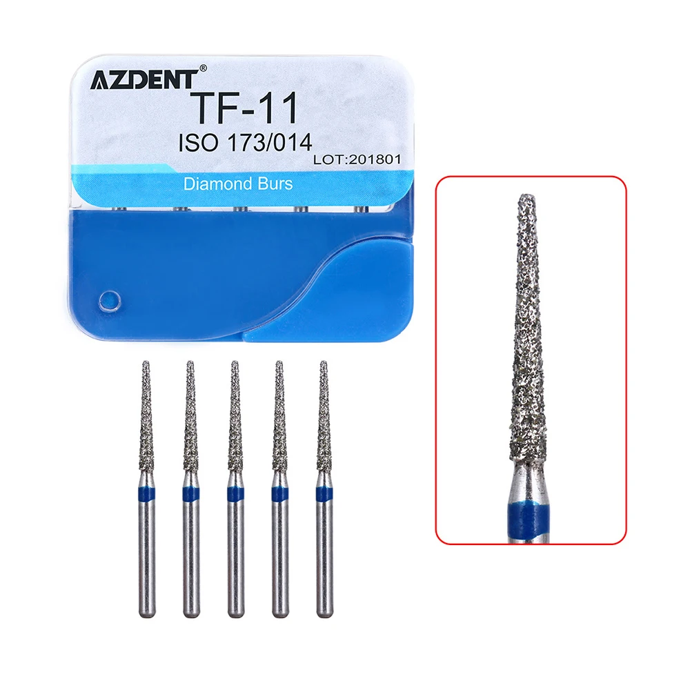 20 Boxen AZDENT Dental Diamantbohrer FG 1,6 mm für Hochgeschwindigkeits-Handstücke, mittlere Polierbohrer, Laborinstrumente, Zahnarztwerkzeuge – Detail 21