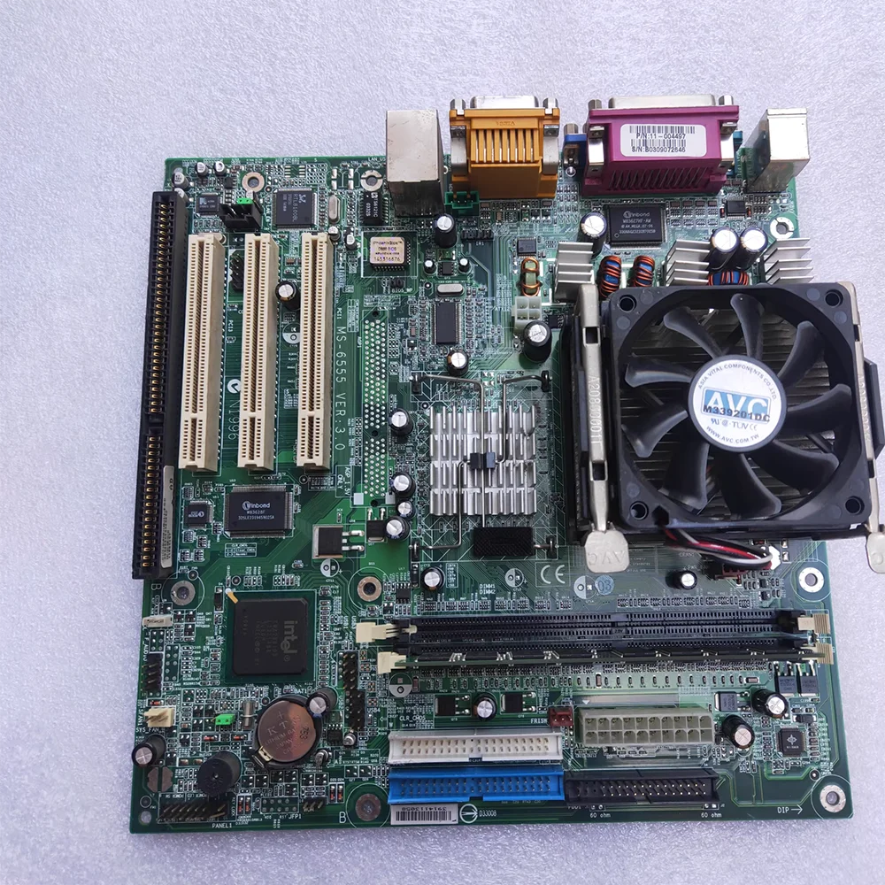 845GL MS-6555 VER 3.0 ISA DDR Pre-Shipping Testing