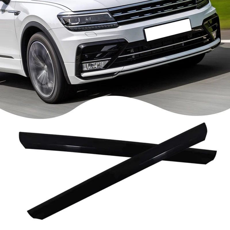 

Без покраски для Volkswagen VW Tiguan R-Line 2017 2018 2019, передняя противотуманная фара, литая рамка, бампер, под средней решеткой