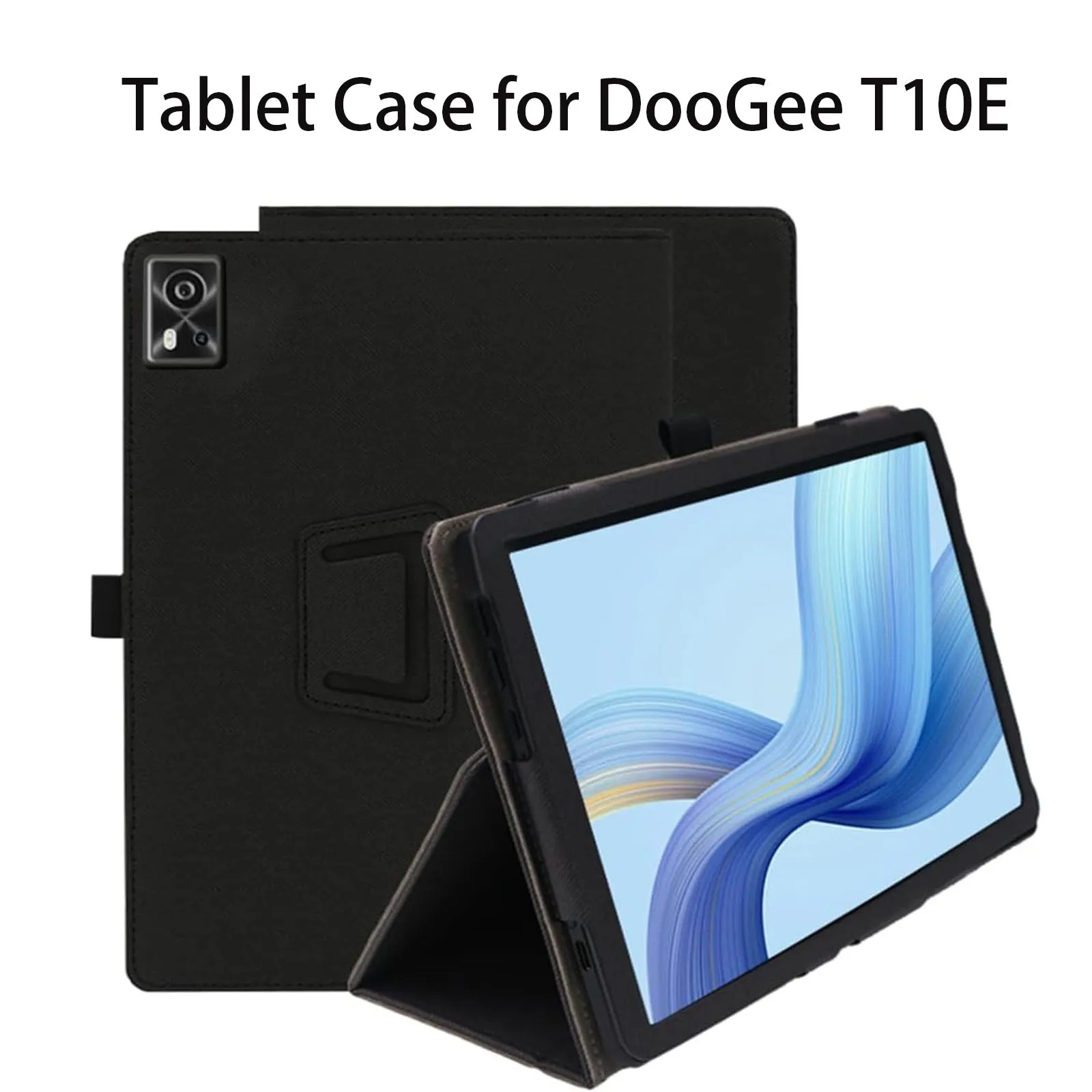 Tablet Case for DooGee T10E Protective Cover Kickstand Function Shockproof (PU leather Material)