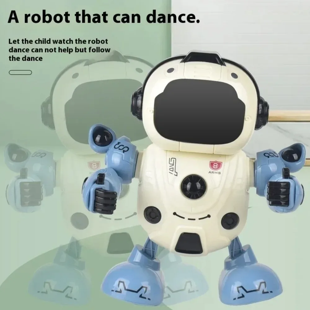 Robot de baile interactivo: juguete eléctrico para niños con música, movimiento oscilante y luces LED multicolores