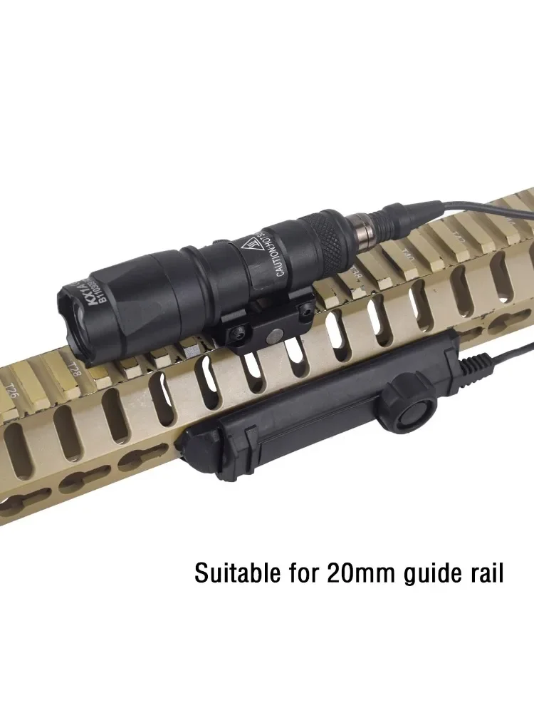 Taktyczna latarka Surefire M300 M300B M300C, mocna latarka taktyczna SF Mini Torch Scout LED z dwufunkcyjnym przełącznikiem. — 2