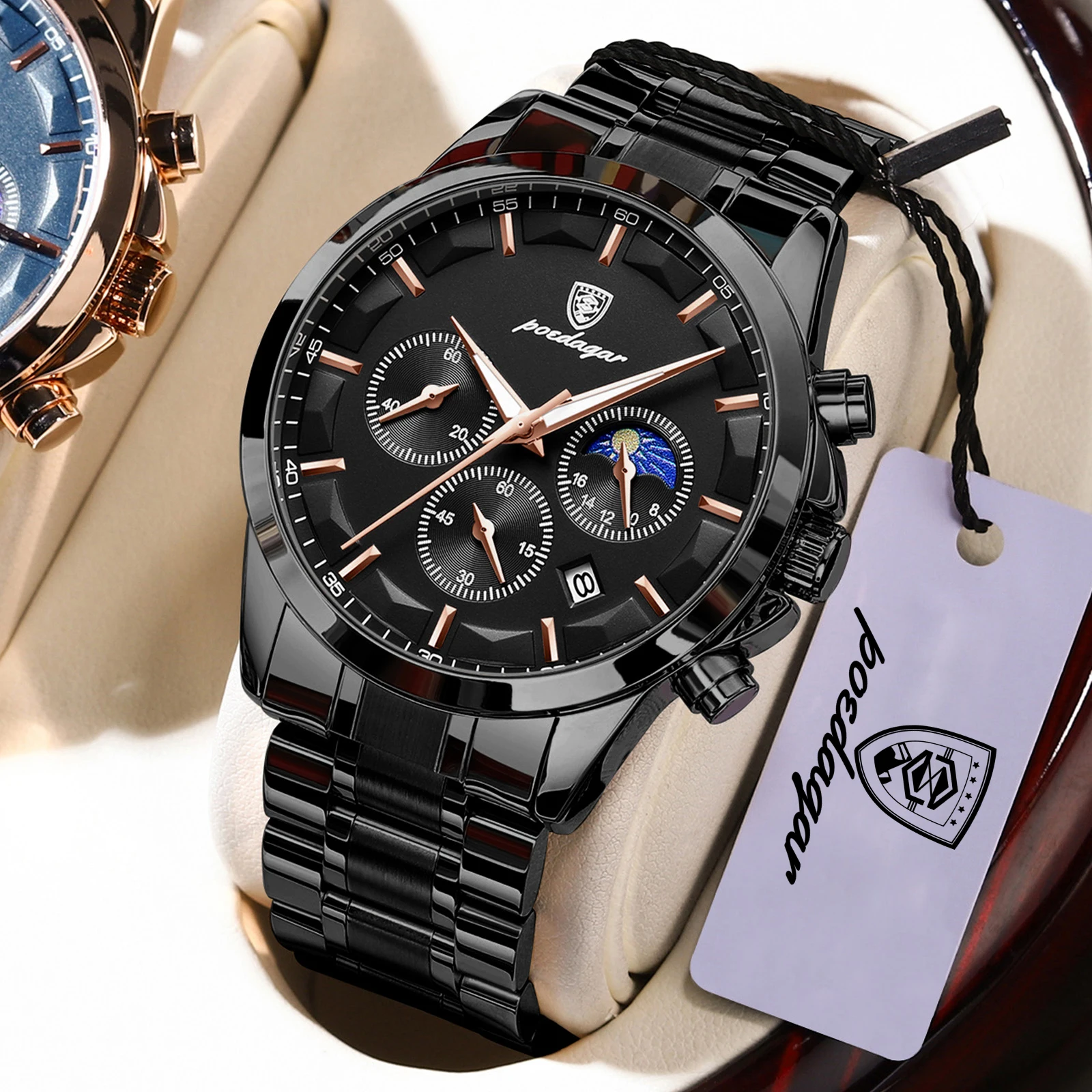 Men's Waterproof Luminous Chronograph Watch