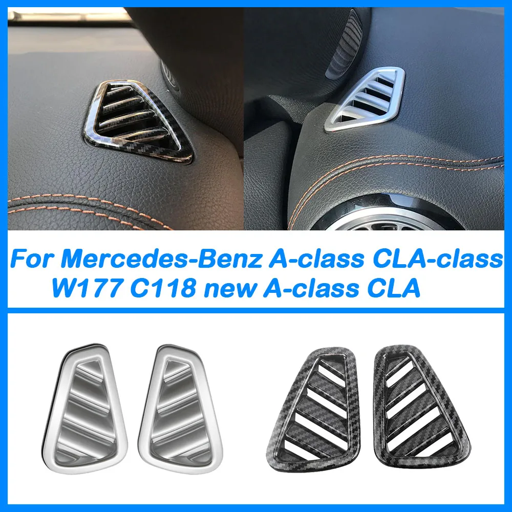 For Mercedes-Benz A-class CLA-class W177 C118 new A-class CLA Dashboard Air Conditioning Outlet Frame Decoration Cover Trim ABS