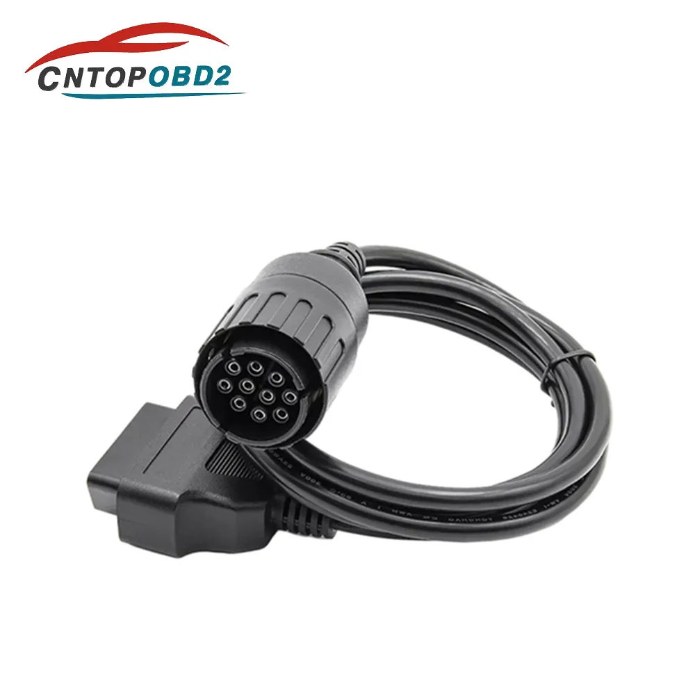 

For BMW Motorcycles 10Pin To 16Pin OBD2 Connector Cables ICOM-D Cable 10Pin To 16Pin OBD 2 Extension Cable I-COM tool cables