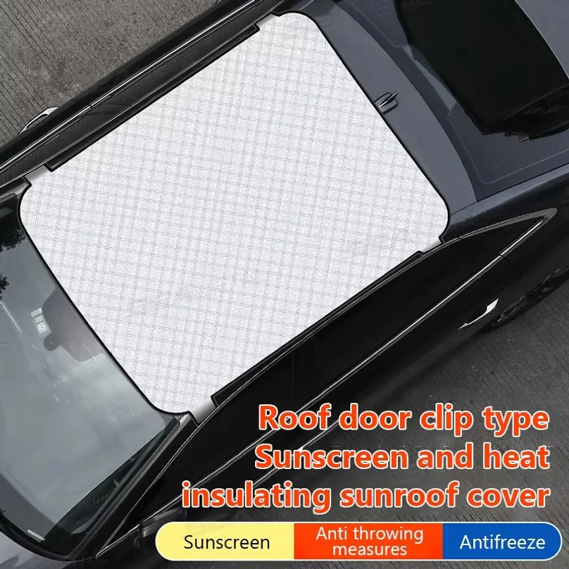 Car Sunroof Shade Cover Sunscreen Waterproof Ice Snow Protection Sun Protection Car Roof Cover For Sedans SUVs Goods