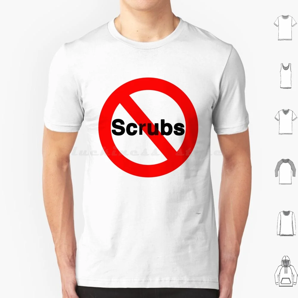 No / Scrubs T Shirt Big Size 100% Cotton No Scrubs Music Tlc Vintage 90s Girls Signal