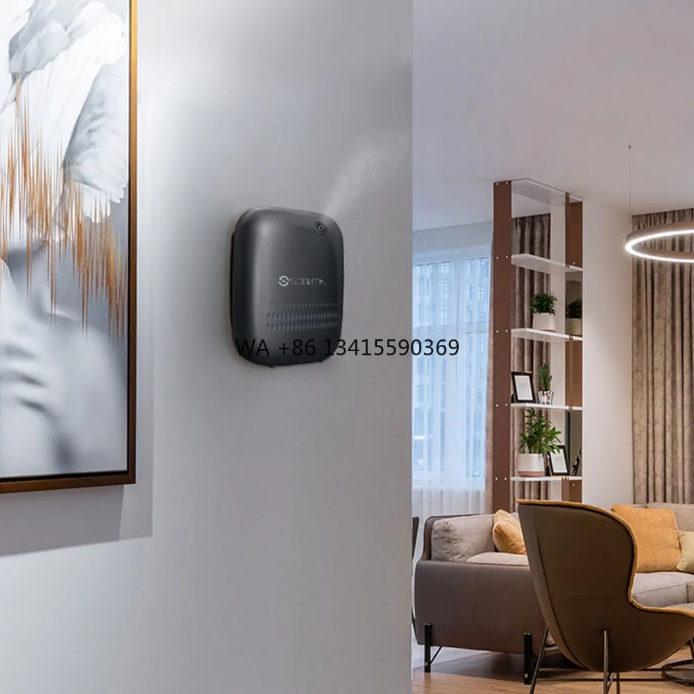 

SCENTA Customized Products Ce Rohs Wall Mounted Perfume Electric Bluetooth Nebulizer Home Scent Essential Oil Aroma Diffuser
