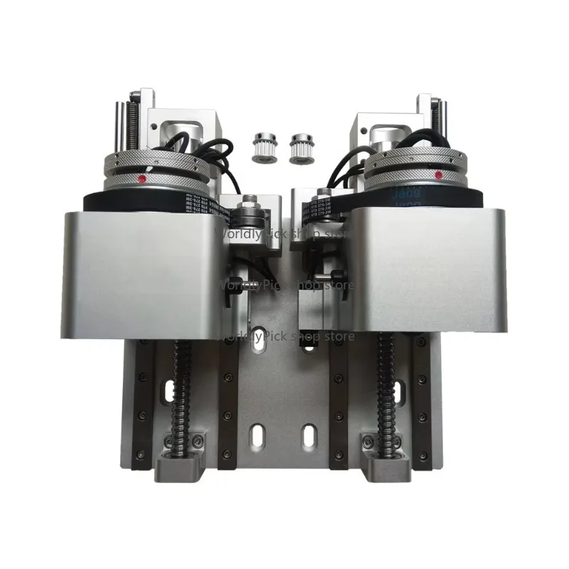 Держатель инструмента с двойной головкой с ЧПУ для цифрового режущего станка, высокоточный инструментальный аксессуар из алюминиевого сплава с 2 головками