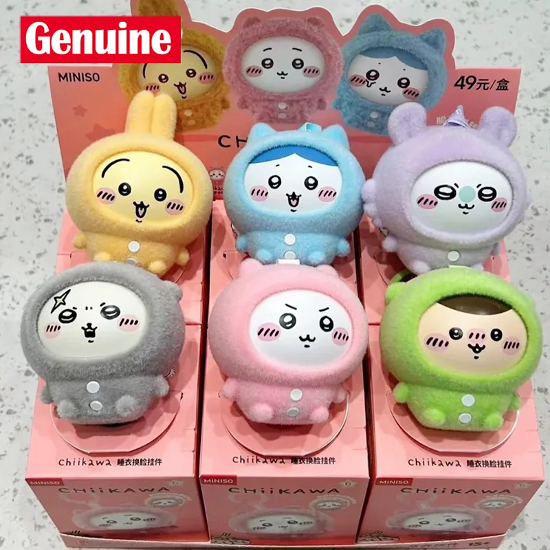 

Original Chiikawa Pajamas Change Face Series Vinyl Blind Box Kawaii Action Figure Suprise Box Desk Decor Birthday Gift