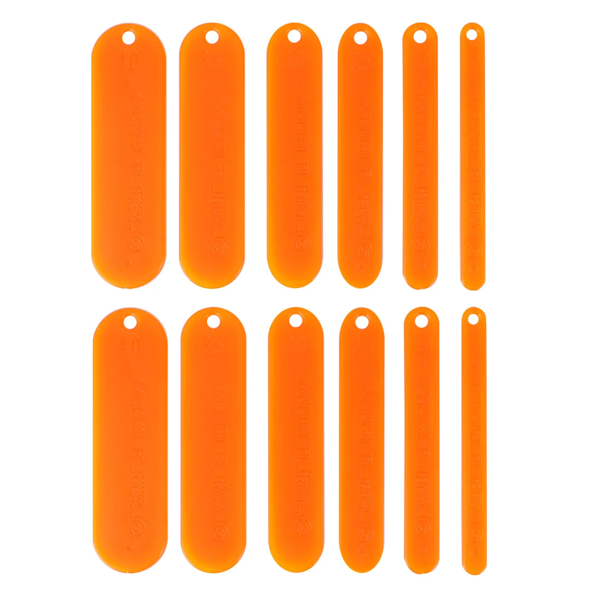 

12PCS Netting Shuttle Fish Repair Tool Durable Plastic Knitting Shuttles Sewing Accessories Kit Standard Smooth Running