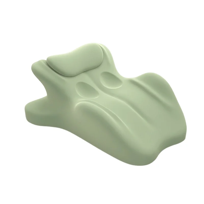 Head of Bed Pillow 59x46x24 cm Cervical Curve Corrector with Zoned Support for Backrest Prone Sleeping Leg Rest - Neck