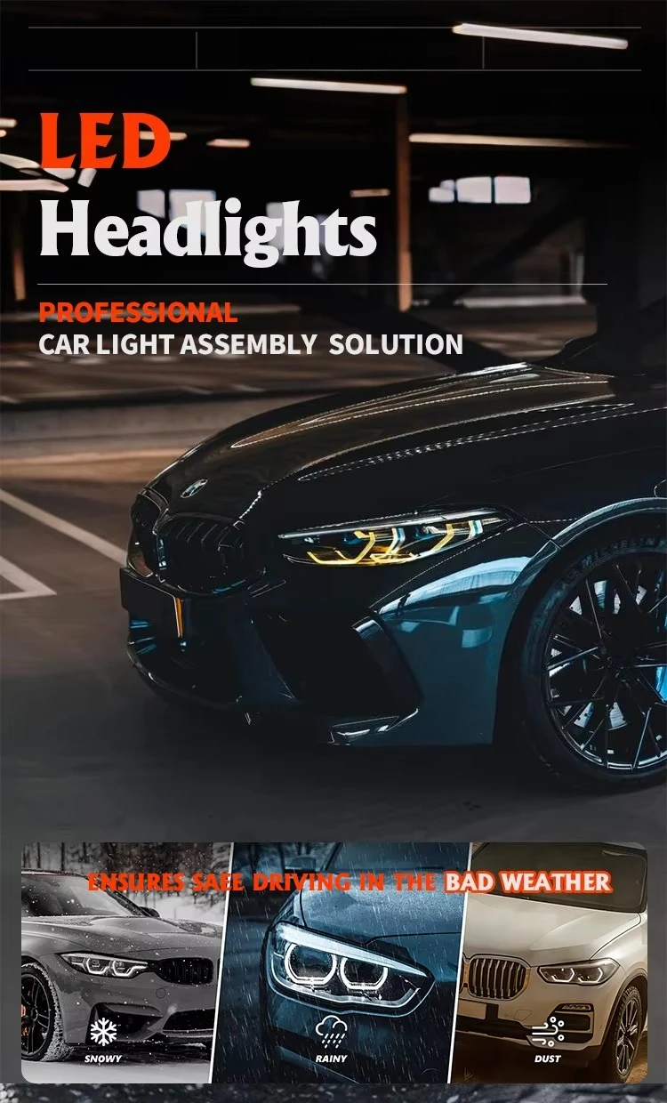 

Светодиодная фара F02 50W 12V IP67 водонепроницаемая H10 6000K белый свет, автозапчасти