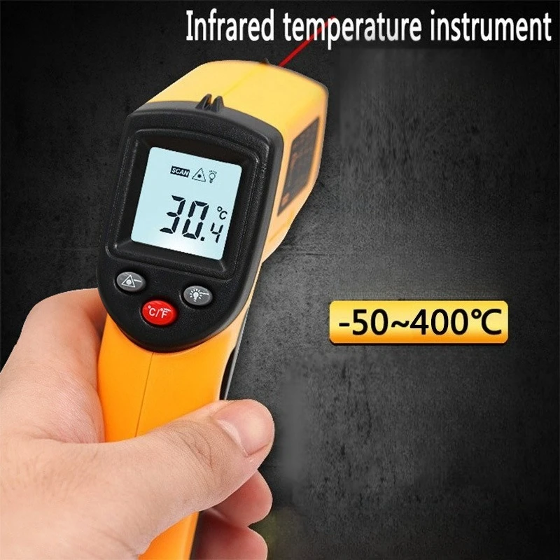 Termómetro infrarrojo, pistola de temperatura industrial, termómetro electrónico de cocina