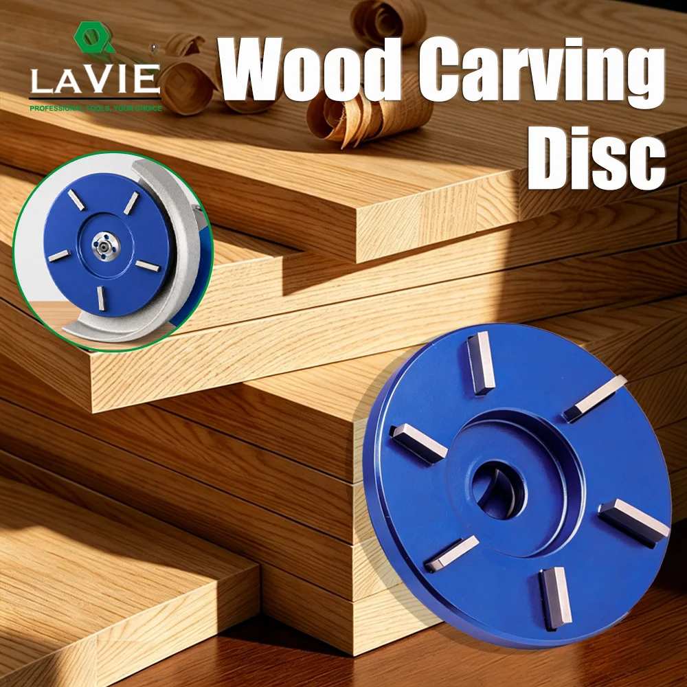 LAVIE 1pc 3-8 Flute CNC Router Bit , 5/8