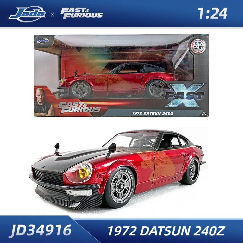 Jada 1:24 Fast & Furious Collaboration Series,Lamborghini Datsun Mitsubishi Eclipse Toyota GR Supra,Collector's Gift Toy for Kid