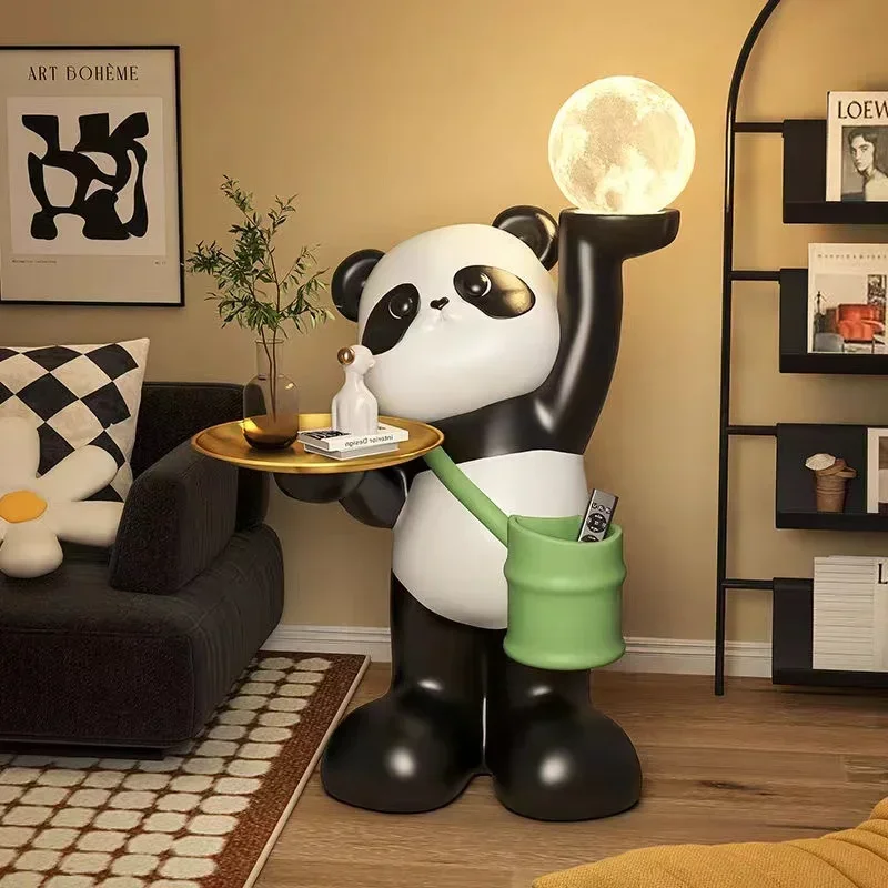 

# Hot Internet Celebrity Giant Panda Floor-standing Lamp, Large Living Room Sofa Side Cartoon Home Decoration, Birthday Gift