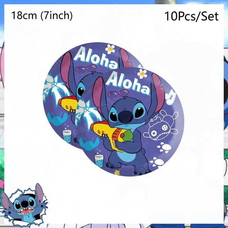 Disney Lilo en Stitch Verjaardagsfeestje Decoratie Wegwerpservies Snoepzak Tafelkleed Papieren beker Bord Servetbenodigdheden Kit