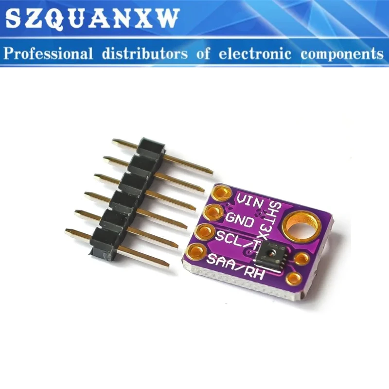 SHT31 وحدة استشعار درجة الحرارة والرطوبة الرقمية SHT31-D I2C واجهة الكشف البيئي المنزل الذكي #2