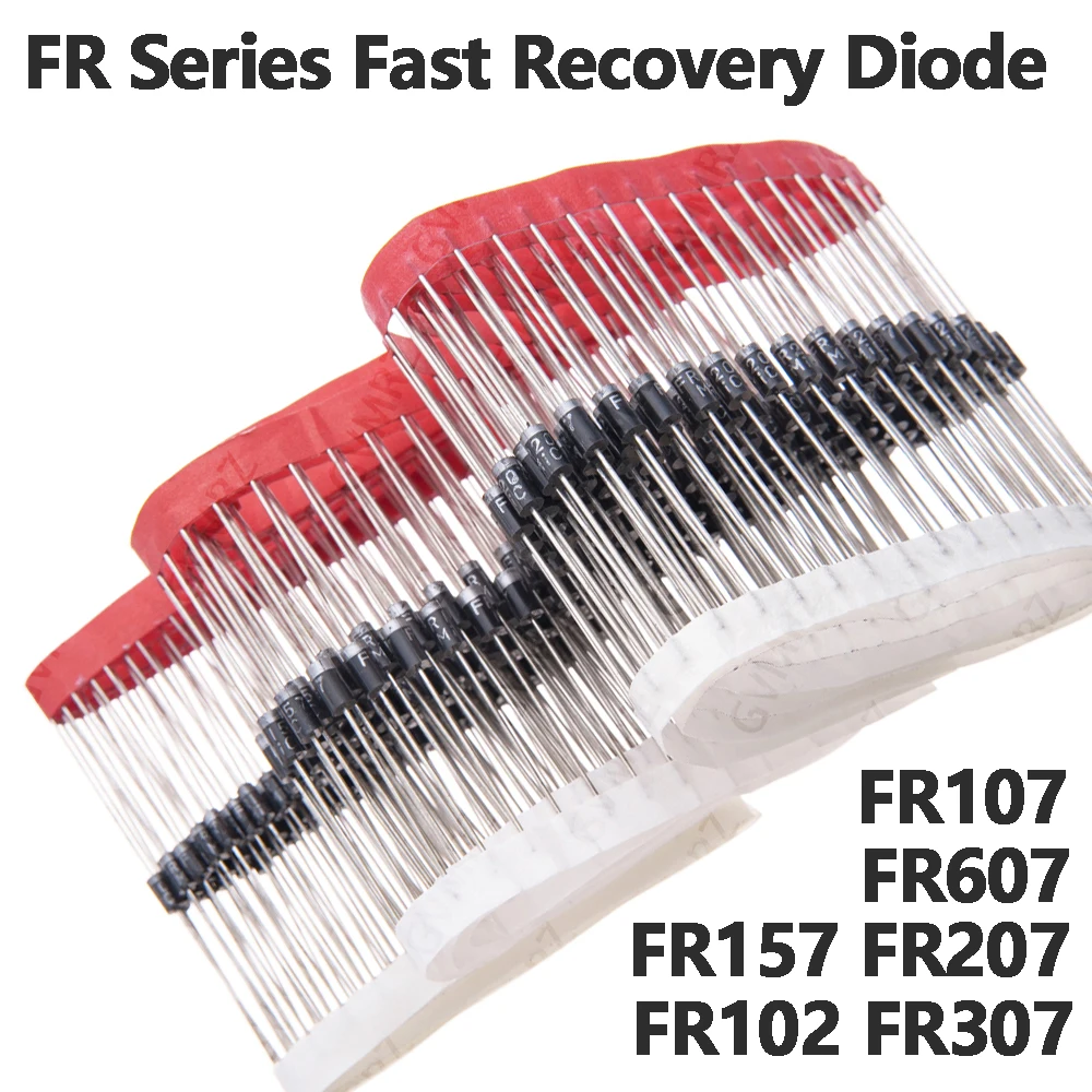 FR Series Fast Recovery Diode Kit  FR157 FR207 for Industrial Circuits & DIY Applications FR102 FR307 FR607 FR107 FR207