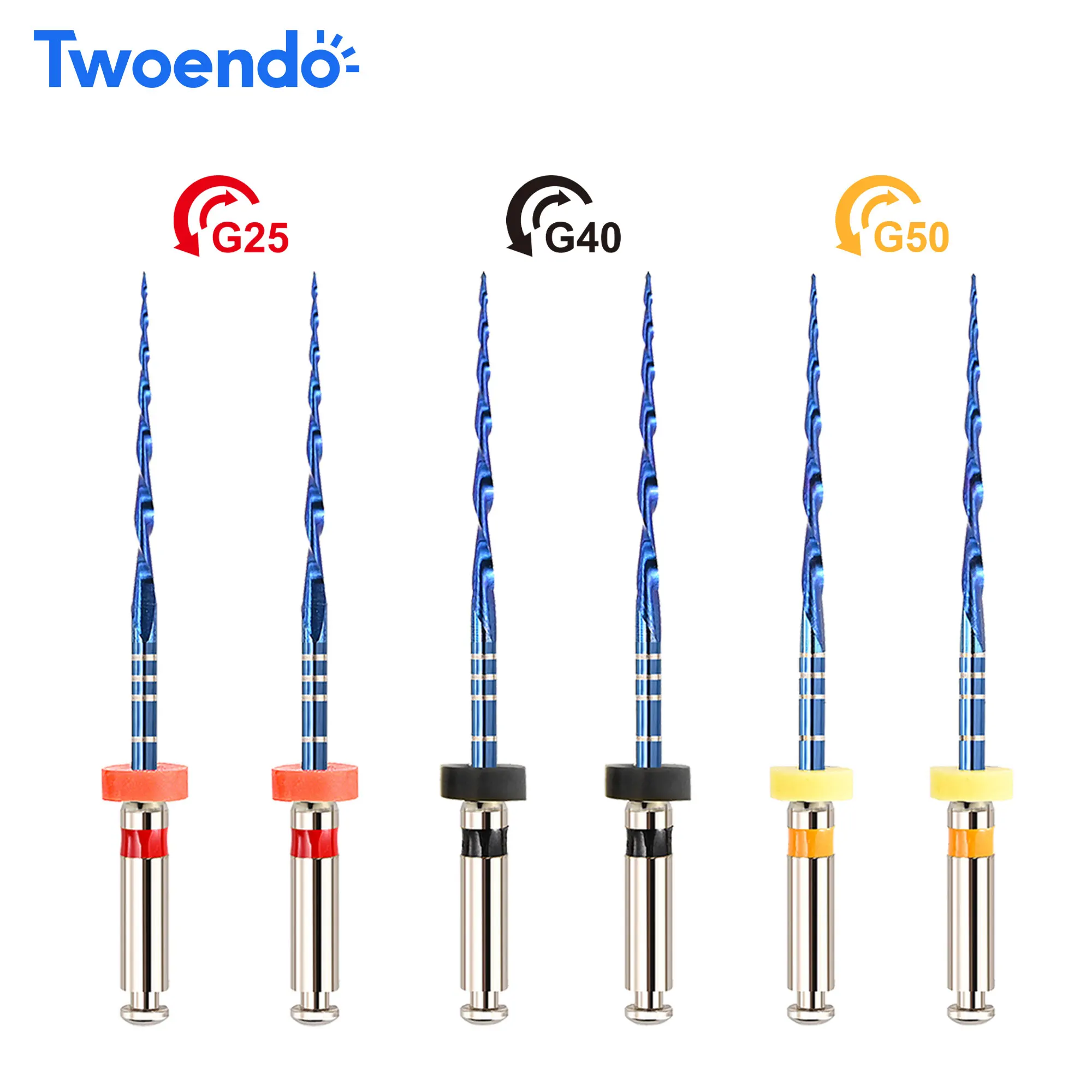 Dental Blue Reciprocating Heat Activation Files 21mm 25mm NITI Files Dental Rotary Only One Files Endodontic Dentistry