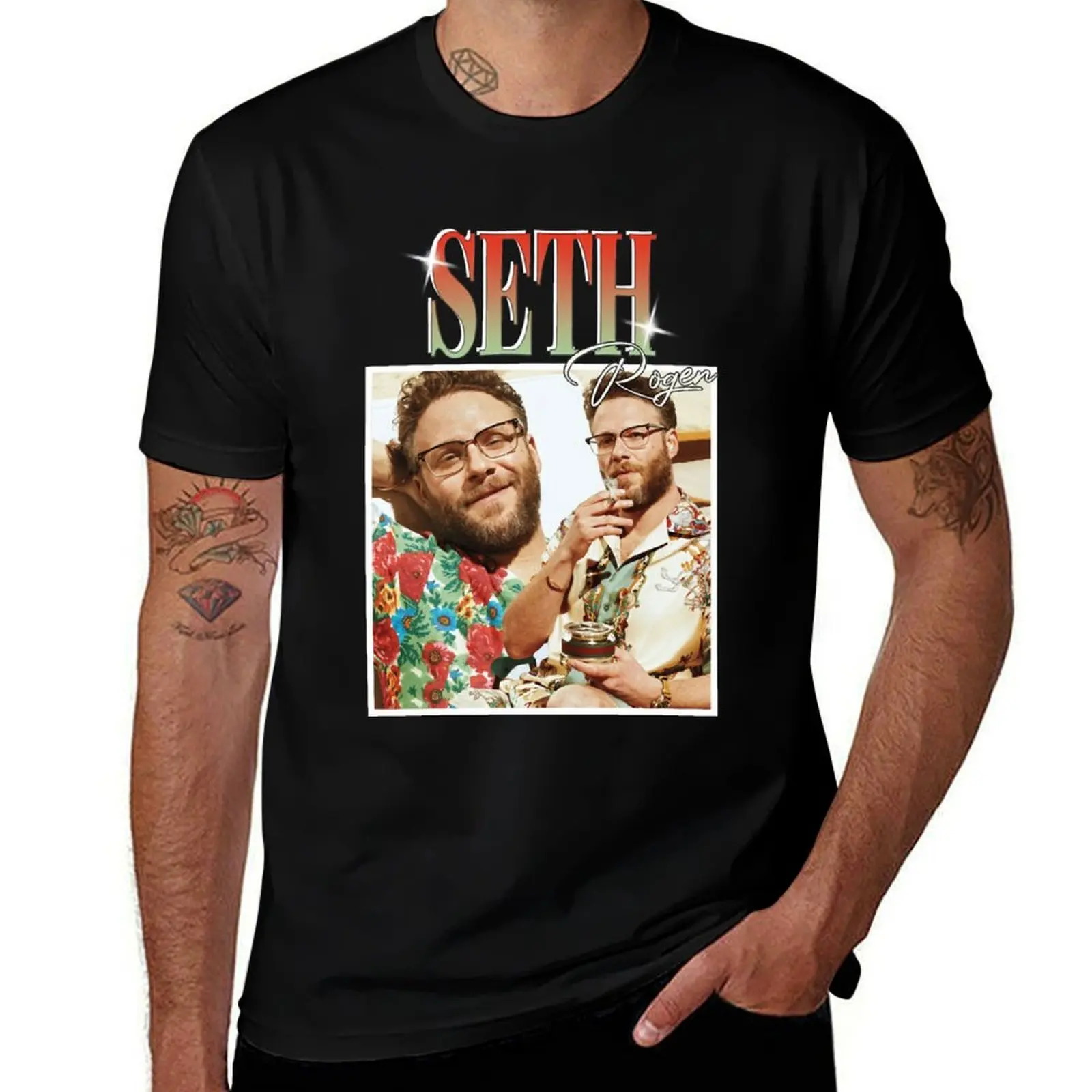 Birthday Gift Seth Rogen Awesome For Movie Fans T-Shirt Dry Fit Running Short Sleeve Top T-Shirt