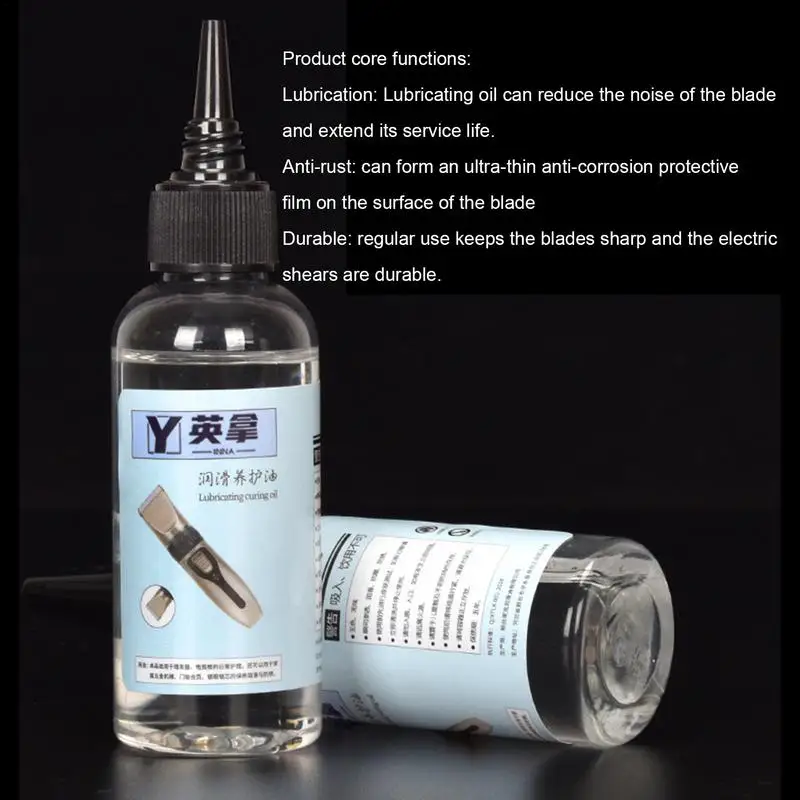 Lubricating Oil For Hair Clipper Electric Shaver Oil Lubricant Hair Clipper Blade Oil With Anti-Rust Protection Shavers oil