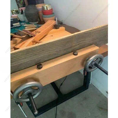 Holzbearbeitungstisch, Werkbank, Tischkonsolentisch mit Doppelradzange – Detail 3