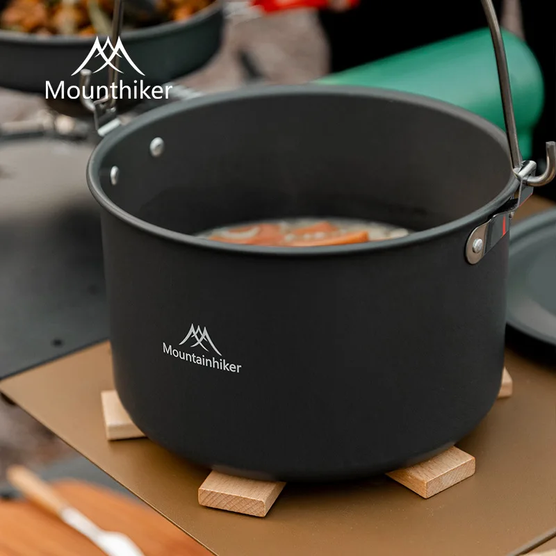 Mounthiker-Coussretours de degré de chaleur en bois pour casseroles, bols, porte-théière, anti-chaud, portable, polymère, chaud, cuisine, camping