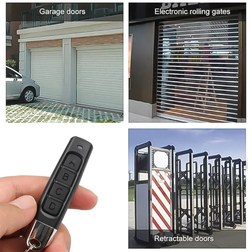 1-50PCS 433mhz Remote Control Duplicator Universal Remote key Copy Clone Replacement Garage Door Keychain RF 433Mhz Transmitter