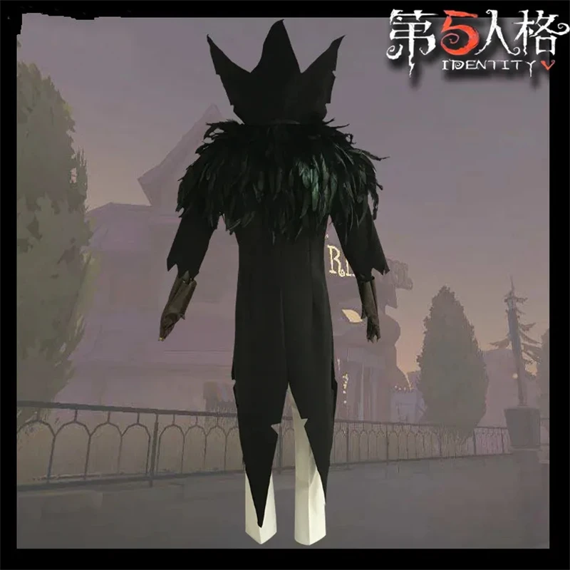 Anime Game Identity V Jack Cosplay Costume The Ripper Jack Suit Male Halloween Carnival Party Supervisor New Skin Fog Osprey