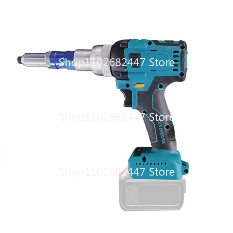 For Makita 21V Battery Electric Riveter Gun Brushless Screwdriver Applicable Rivet 2.4-4.8mm Wireless Riveting Tool (No Battery)