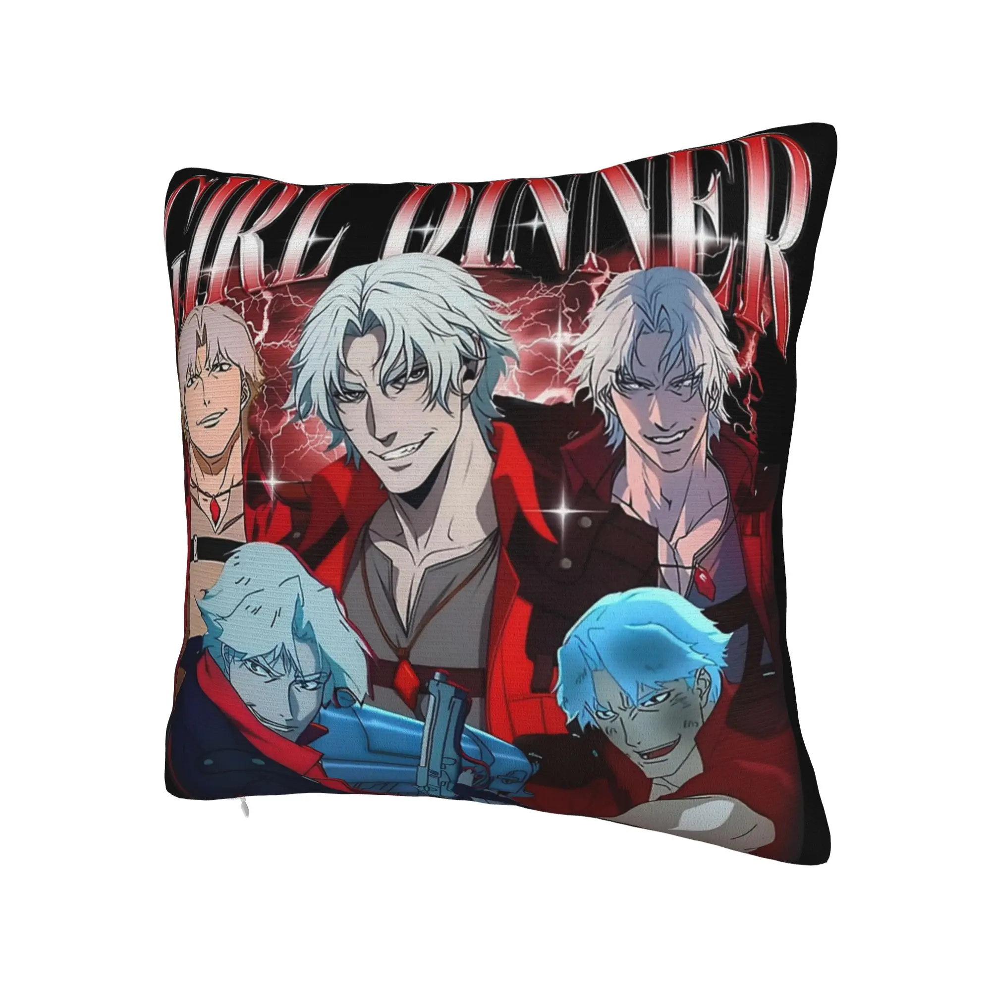 Devils May-Cry 3 Pillow Covers Merchandise Soft Cushion Cover Gift  Throw Pillow Case Cover Bedroom Multi Size