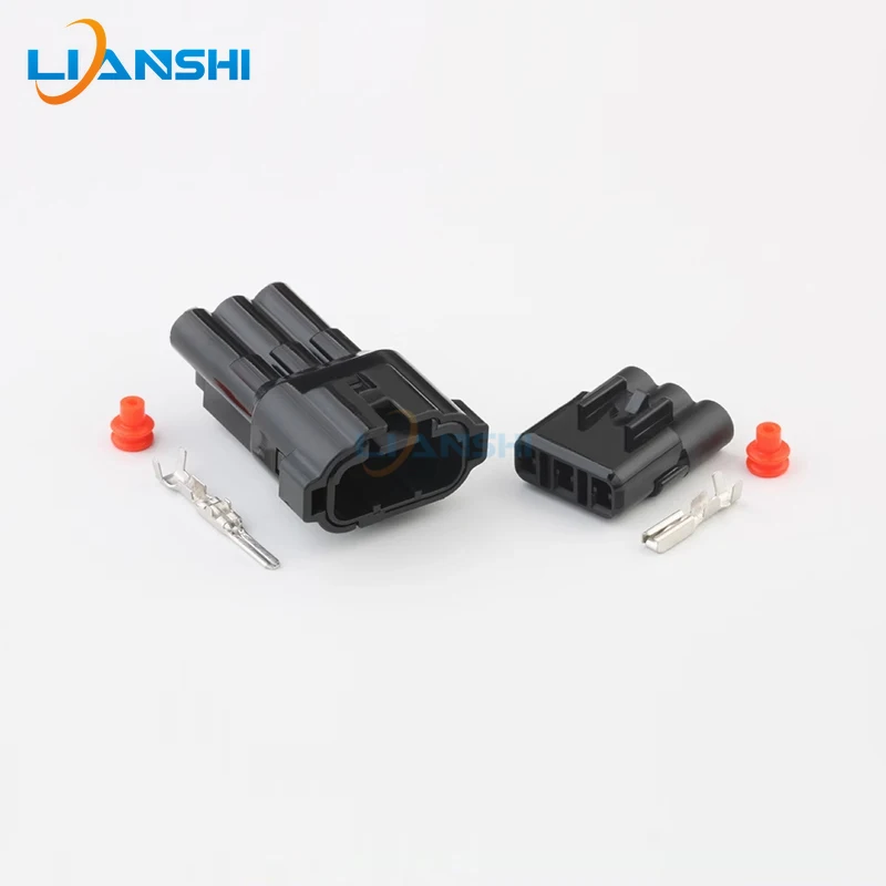 6187-3801 6180-3451 Automotive connector Oxygen sensor oil pump 3P wiring harness plug with terminal