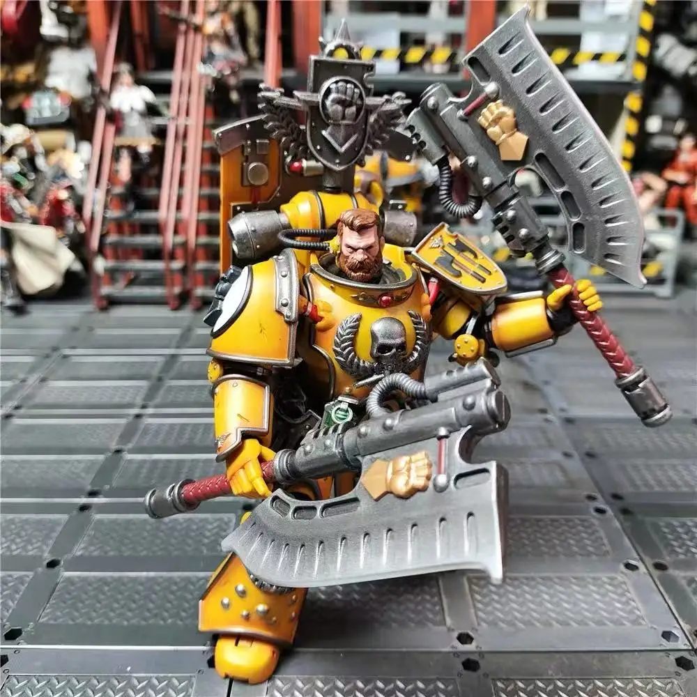 【Auf Lager】JOYTOY 1/18 Actionfiguren Warhammer 40K Imperial Fists Legion Praetor mit Power Sword Fafnir Annann Spielzeug